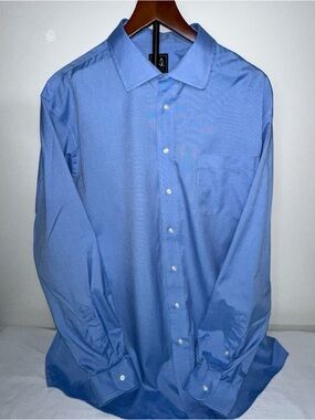 Jos. A. Bank Blue Long-Sleeve Dress Shirt